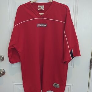 Hase Authentics NASCAR Red Vintage Sterling Marlin Pullover Men's Shirt